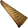 Wood Triangle Roof & Corner