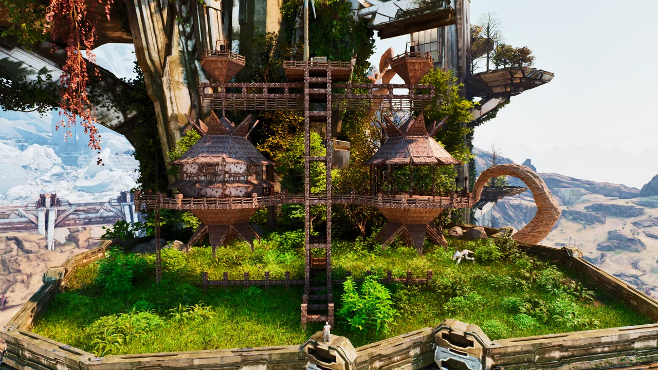 A bagworm-shaped House Ver2 view 1