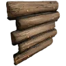 Wood Quarter Wall & Railing