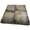 Stone Quarter & Triangle Ceiling