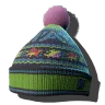 Purple-Ball Winter Beanie