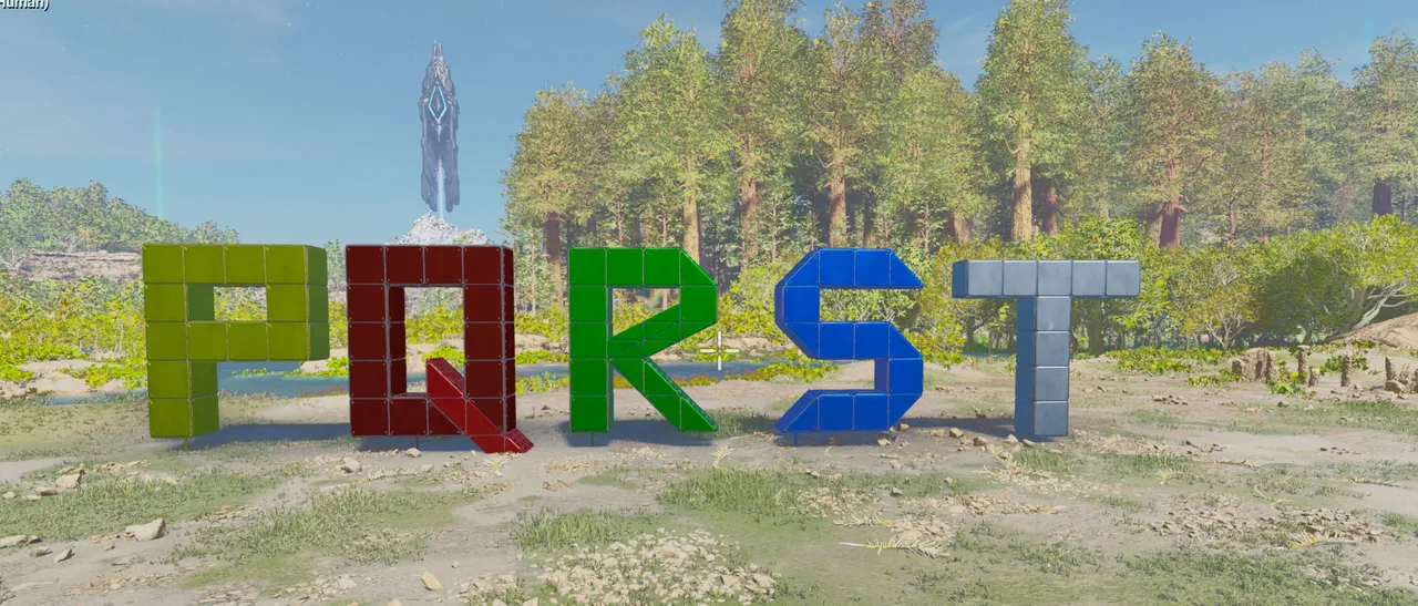 Alphabet Letters ( P Q R S T ) view 1