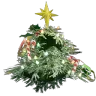 Holiday Tree Ghillie Mask