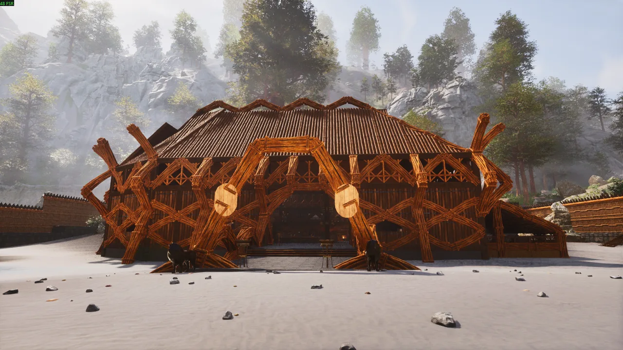 Viking house view 1