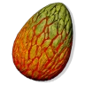 Fertilized Ember Crystal Wyvern Egg