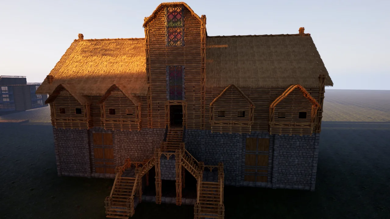Raised Viking Longhouse view 1