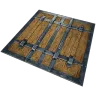 Stone Reinforced Large Cellar Door